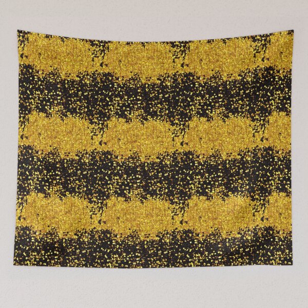 Item preview, Black Gold Glitter Texture Pattern designed and sold by bubblegoth.