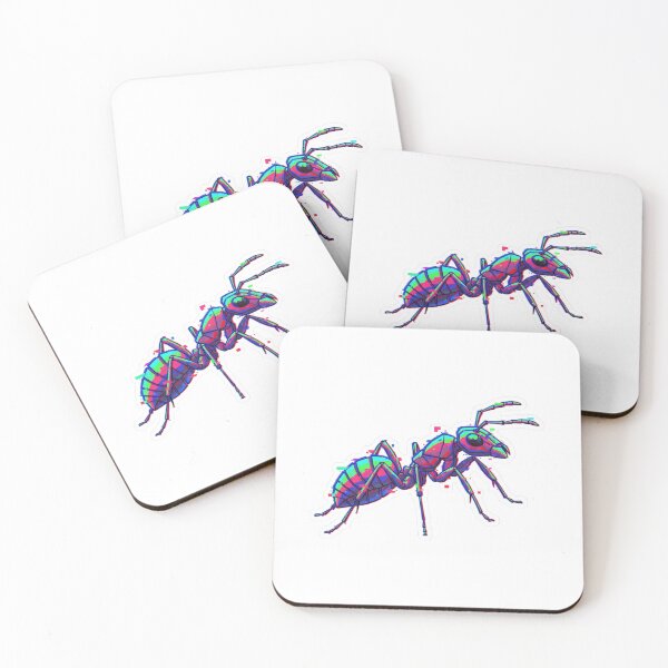 Item preview, Fragmented Digital Ant – Abstract Art Design for Creative Minds designed and sold by bsbd-action.