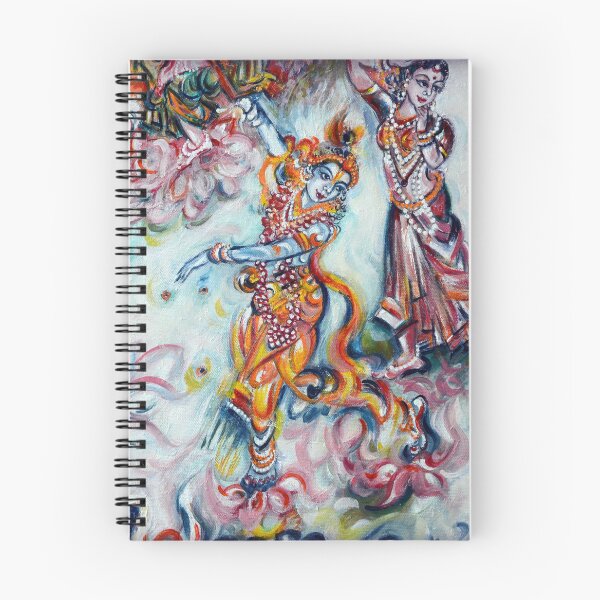 Item preview, Vibrant Dance of Krishna and Gopies designed and sold by Harsh  Malik.