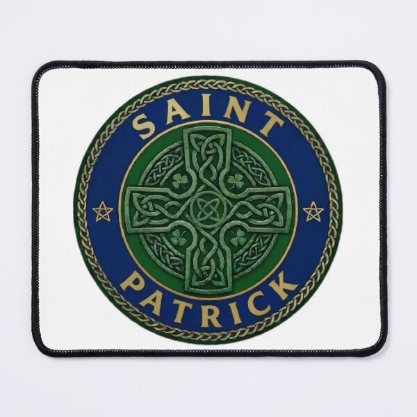 Item preview, Saint Patrick Celtic Cross Irish Knotwork Design designed and sold by MuggyandMo.