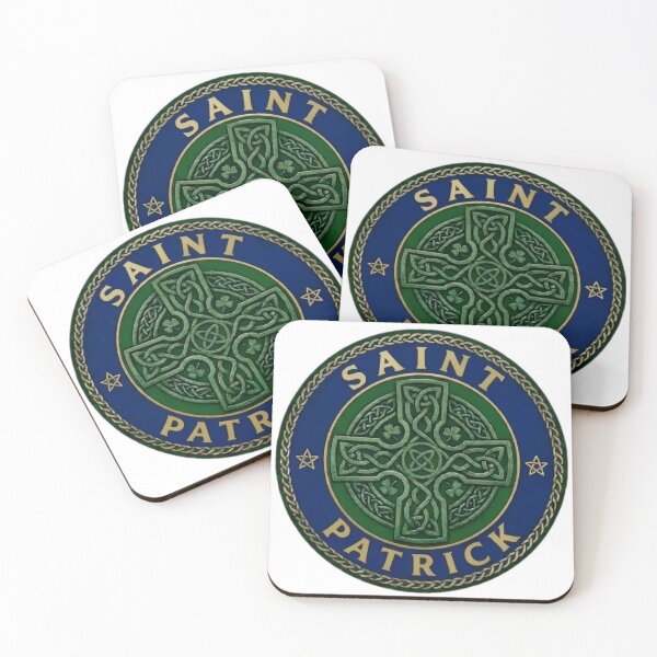 Item preview, Saint Patrick Celtic Cross Irish Knotwork Design designed and sold by MuggyandMo.