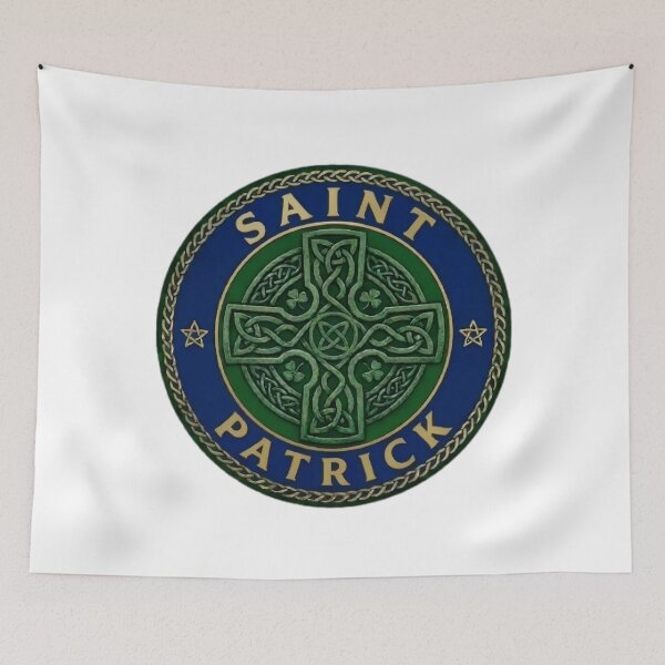 Item preview, Saint Patrick Celtic Cross Irish Knotwork Design designed and sold by MuggyandMo.