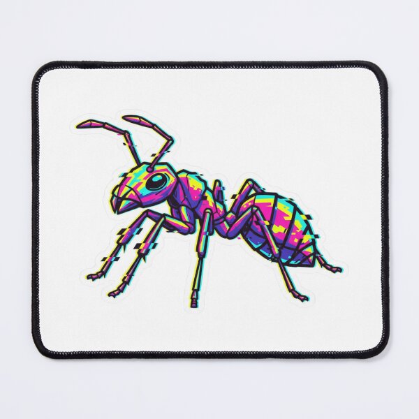Item preview, Vibrant Psychedelic Ant – Insect Sticker for Bold Style designed and sold by bsbd-action.