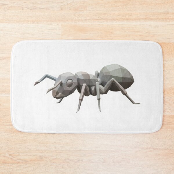 Item preview, Minimalist Stone Ant – Zen Insect Decal for Understated Decor designed and sold by bsbd-action.