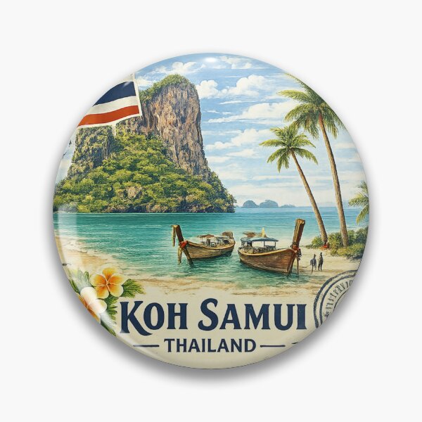 Item preview, Koh Samui Thailand Travel Art designed and sold by ryanapples2.