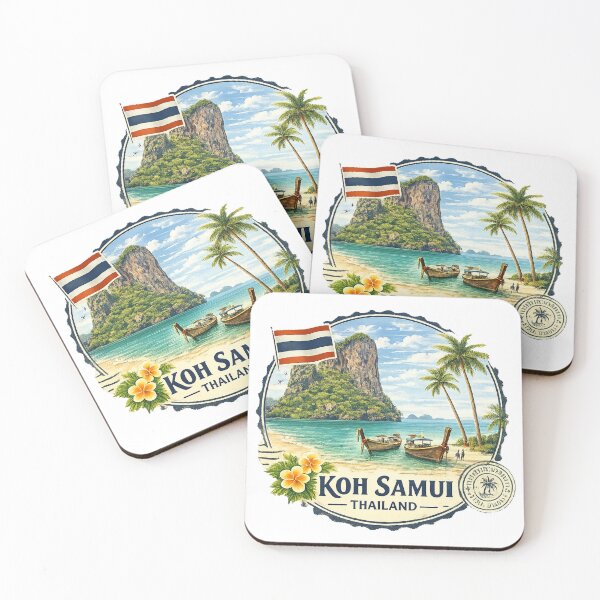 Item preview, Koh Samui Thailand Travel Art designed and sold by ryanapples2.