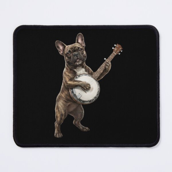 Item preview, French Bulldog Playing Banjo Player Banjoist Dog Lover designed and sold by DoodleTortle.