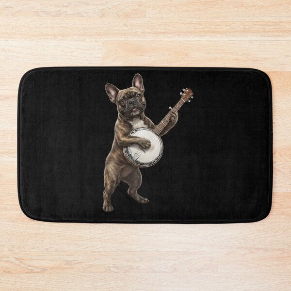 Item preview, French Bulldog Playing Banjo Player Banjoist Dog Lover designed and sold by DoodleTortle.