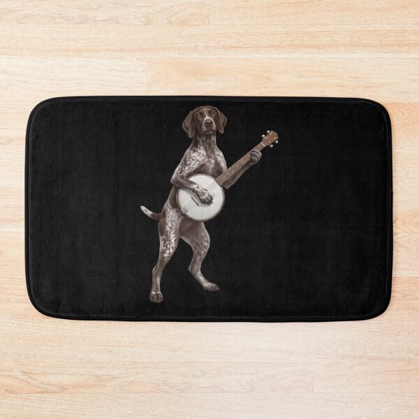 Item preview, German Shorthaired Pointer Playing Banjo Player Banjoist Dog Lover designed and sold by DoodleTortle.