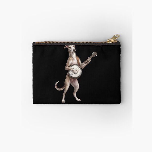 Item preview, Greyhound Playing Banjo Player Banjoist Dog Lover designed and sold by DoodleTortle.