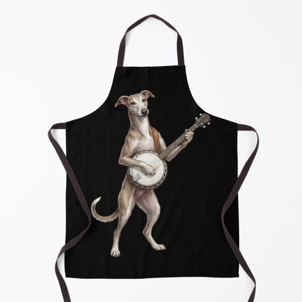 Item preview, Greyhound Playing Banjo Player Banjoist Dog Lover designed and sold by DoodleTortle.