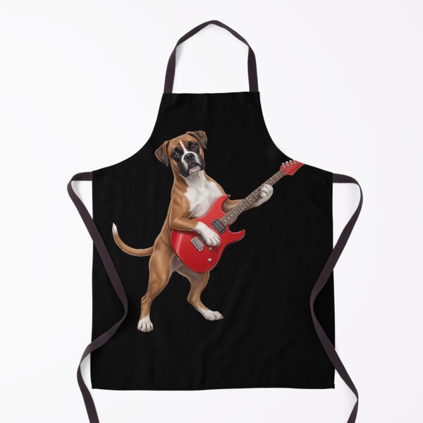 Item preview, Boxer Dog Playing Electric Guitar Player Guitarist Dog Lover designed and sold by TerryConnells.