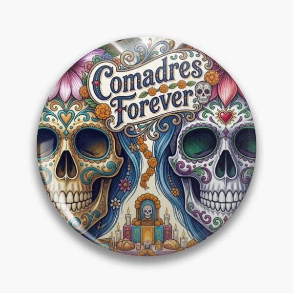 Item preview, Comadres Forever Day of the Dead Best Friends Heart designed and sold by KabronX.