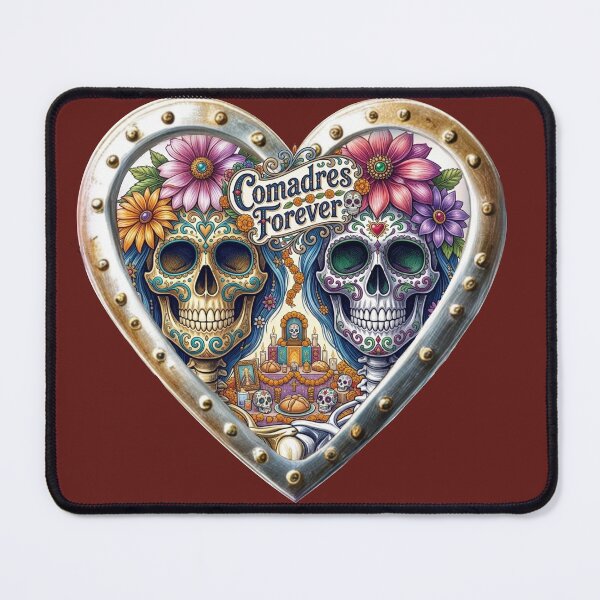 Item preview, Comadres Forever Day of the Dead Best Friends Heart designed and sold by KabronX.