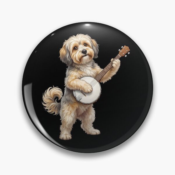 Item preview, Havanese Playing Banjo Player Banjoist Dog Lover designed and sold by DoodleTortle.