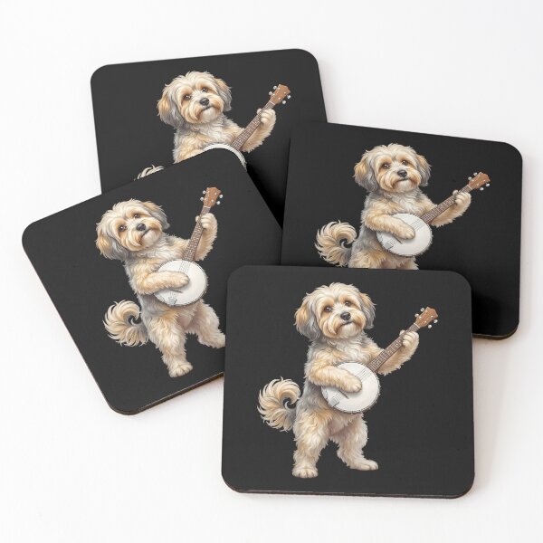 Item preview, Havanese Playing Banjo Player Banjoist Dog Lover designed and sold by DoodleTortle.