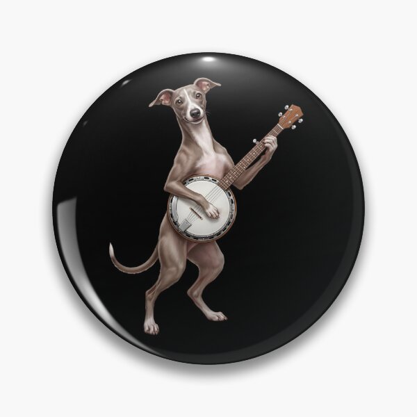 Item preview, Italian Greyhound Playing Banjo Player Banjoist Dog Lover designed and sold by DoodleTortle.