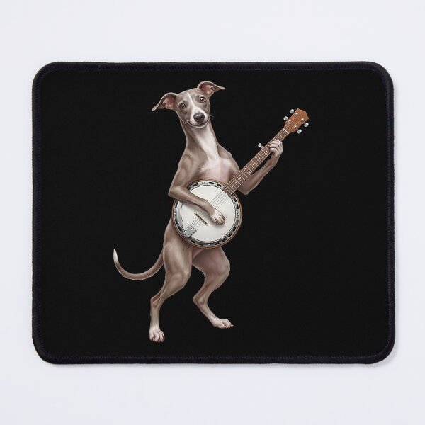 Item preview, Italian Greyhound Playing Banjo Player Banjoist Dog Lover designed and sold by DoodleTortle.
