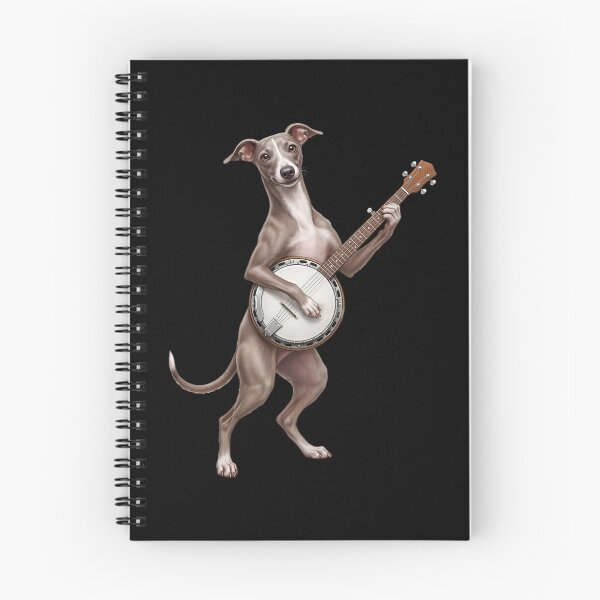 Item preview, Italian Greyhound Playing Banjo Player Banjoist Dog Lover designed and sold by DoodleTortle.