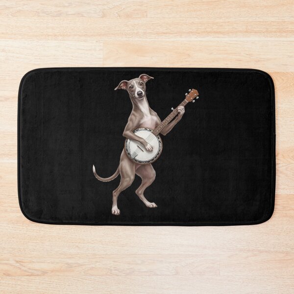 Item preview, Italian Greyhound Playing Banjo Player Banjoist Dog Lover designed and sold by DoodleTortle.