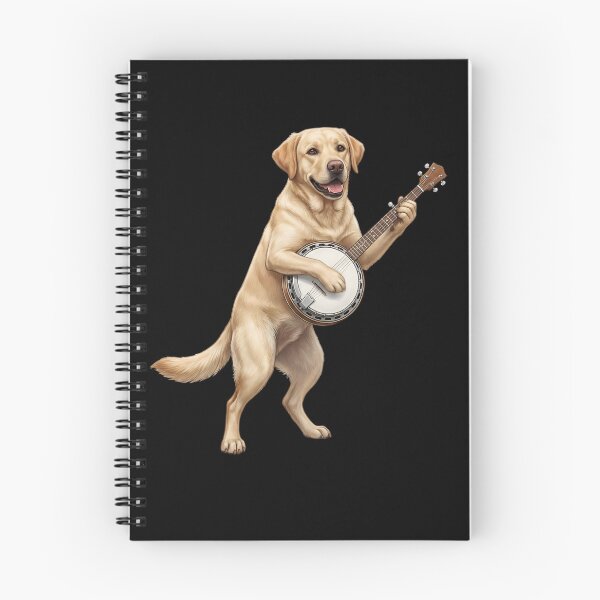 Item preview, Labrador Retriever Playing Banjo Player Banjoist Dog Lover designed and sold by DoodleTortle.
