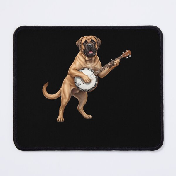 Item preview, Mastiff Playing Banjo Player Banjoist Dog Lover designed and sold by DoodleTortle.