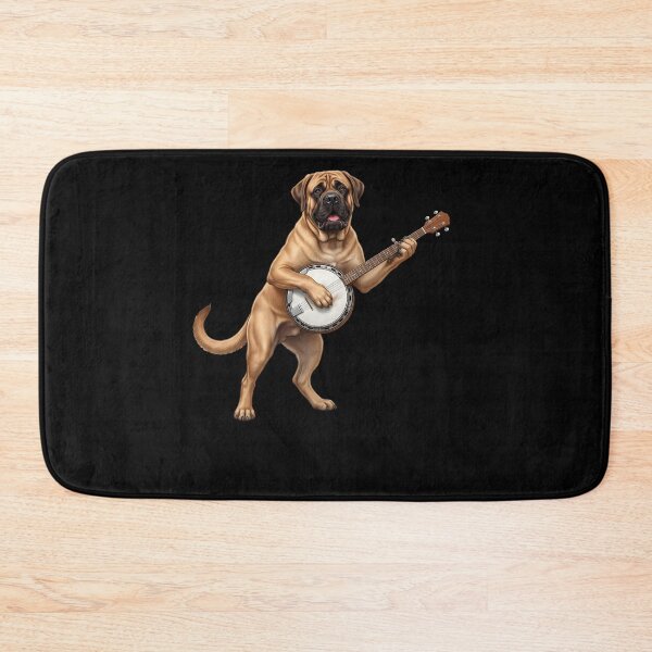 Item preview, Mastiff Playing Banjo Player Banjoist Dog Lover designed and sold by DoodleTortle.