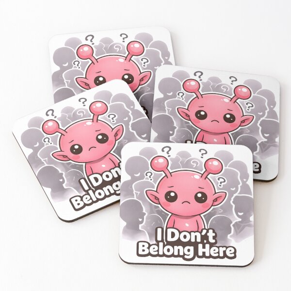 Item preview, I Don't Belong Here.. designed and sold by InkieLab.