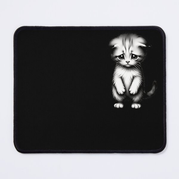 Item preview, sad kitten meme standing cat designed and sold by YBsahadow.