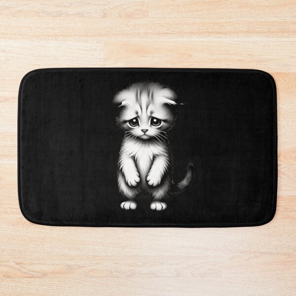 Item preview, sad kitten meme standing cat designed and sold by YBsahadow.