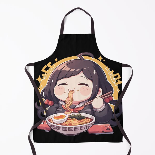 Item preview, Toko Fukawa Danganronpa Chibi Ramen Kawaii Cozy Snack designed and sold by mildaclairmo.