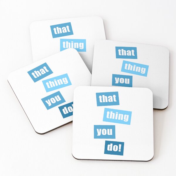 Item preview, That Thing You Do Blue designed and sold by Normbot2000.