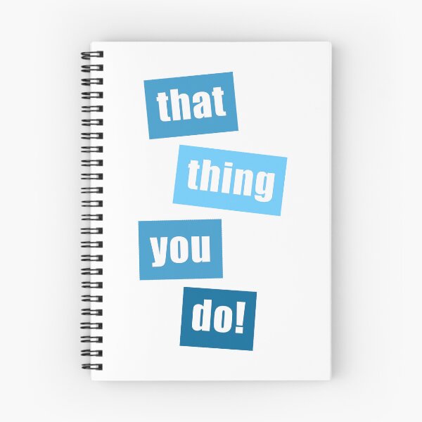 Item preview, That Thing You Do Blue designed and sold by Normbot2000.
