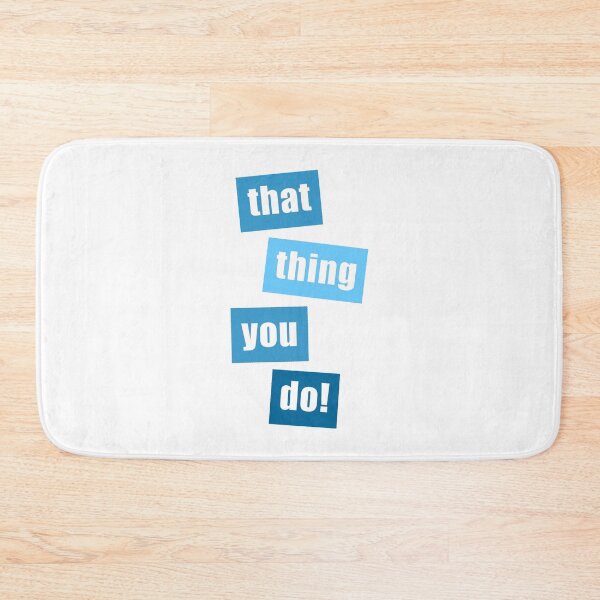 Item preview, That Thing You Do Blue designed and sold by Normbot2000.