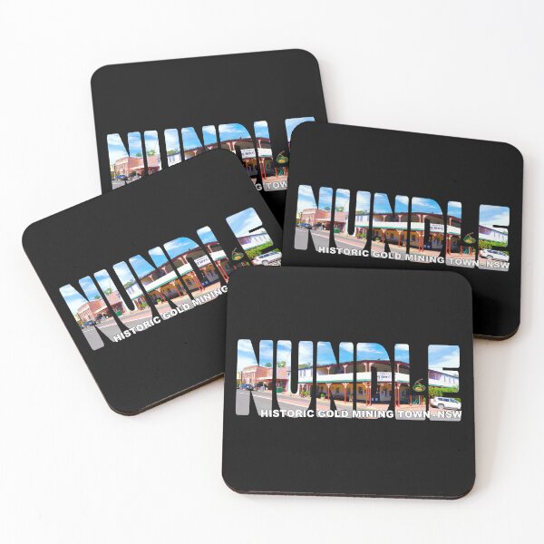 Item preview, NUNDLE Historic Gold Mining Town NSW - Hotel Pub with Pan & Pick designed and sold by Adam Gormley.