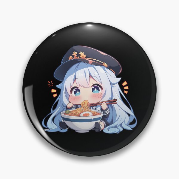 Item preview, Enterprise Azur Lane Kawaii Ramen Chibi Noodles Bite designed and sold by mildaclairmo.