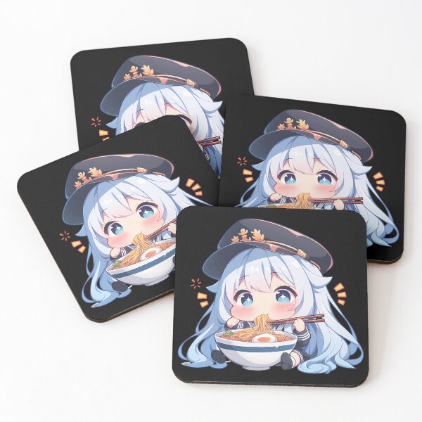 Item preview, Enterprise Azur Lane Kawaii Ramen Chibi Noodles Bite designed and sold by mildaclairmo.