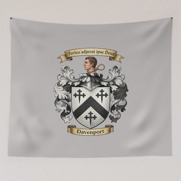 Item preview, The Davenport Family Coat of Arms designed and sold by BagTown Clans.