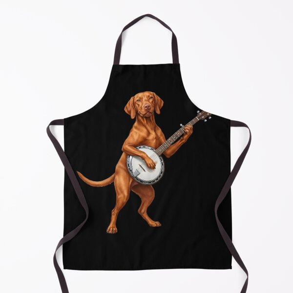 Item preview, Vizsla Playing Banjo Player Banjoist Dog Lover designed and sold by DoodleTortle.