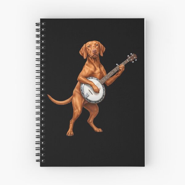 Item preview, Vizsla Playing Banjo Player Banjoist Dog Lover designed and sold by DoodleTortle.