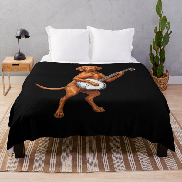 Item preview, Vizsla Playing Banjo Player Banjoist Dog Lover designed and sold by DoodleTortle.