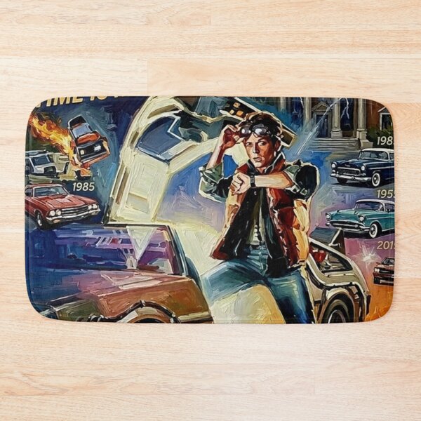 Item preview, Outatime: Marty McFly & The DeLorean 80s Sci-Fi Impasto designed and sold by Art's Diner.