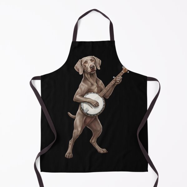 Item preview, Weimaraner Playing Banjo Player Banjoist Dog Lover designed and sold by DoodleTortle.
