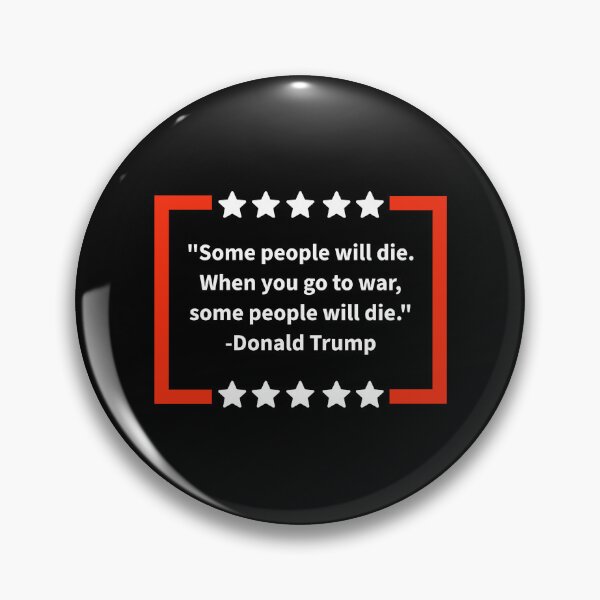 Item preview, The president’s quote about the war in Iran designed and sold by Rachel the Artist .