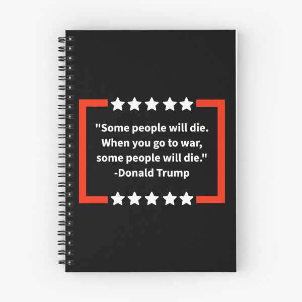 Item preview, The president’s quote about the war in Iran designed and sold by Rachel the Artist .