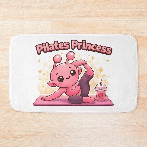 Item preview, Pilates Princess Cute Alien designed and sold by InkieLab.