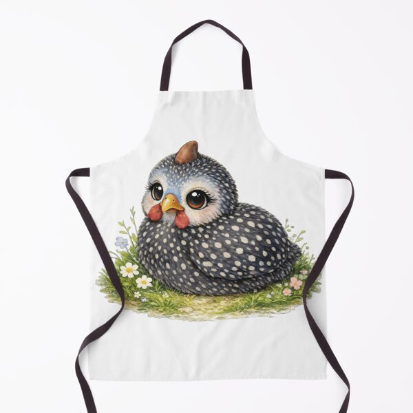 Item preview, Cute Baby Guinea Fowl Bird Illustration designed and sold by BirdsRbeautiful.
