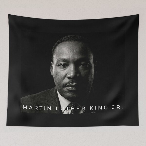 Item preview, Dr. Martin Luther King Jr.: The Dream of Justice – Fine Art Portrait designed and sold by UrbanApparel.