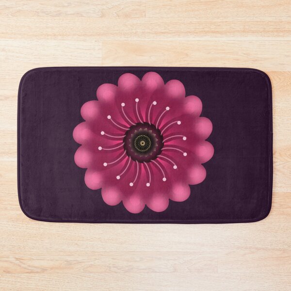 Item preview, Glowing Pink Fantasy Flower | Abstract Neon Floral designed and sold by HopeAndHustle.