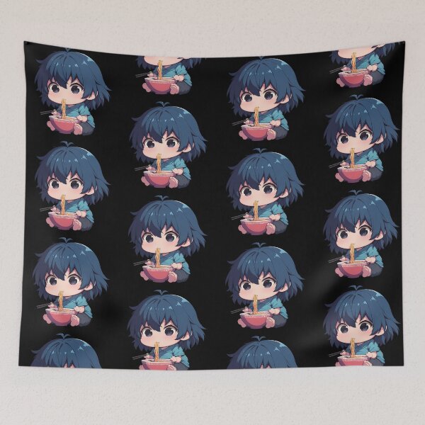 Item preview, Suruga Kanbaru Bakemonogatari Chibi Kawaii Ramen Noodles Bite designed and sold by mildaclairmo.